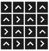 Quarter-Turn layout pattern