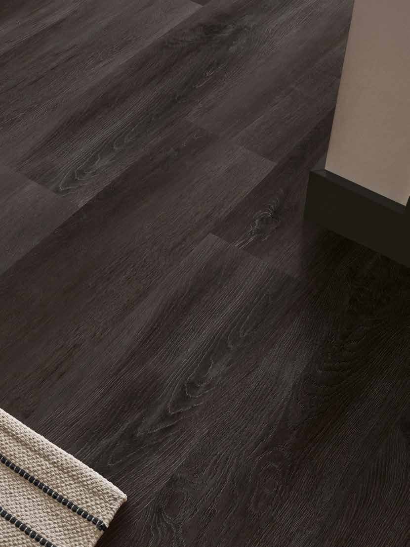 Primerra Wood — Oak Ebony in a room