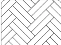 Double Herringbone layout pattern