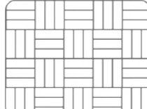 Basket Weave layout pattern