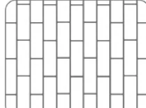 Brick layout pattern