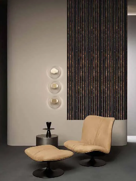 Woodrafter WRF-272 Metallic Fluted Wall Panel by Eurolam