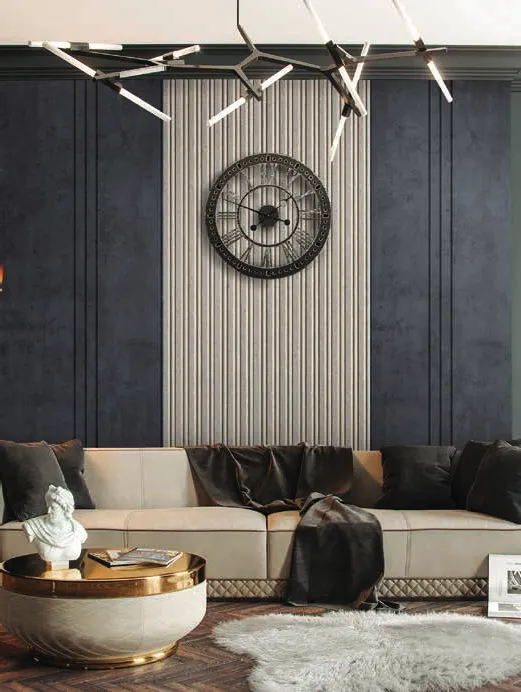 Woodrafter WRF-274 Concrete Fluted Wall Panel by Eurolam