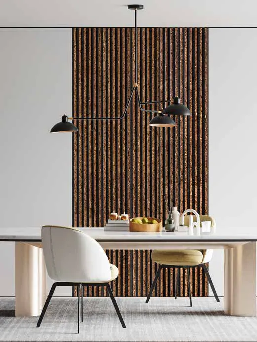 Woodrafter WRF-277 Light Wood Fluted Wall Panel by Eurolam