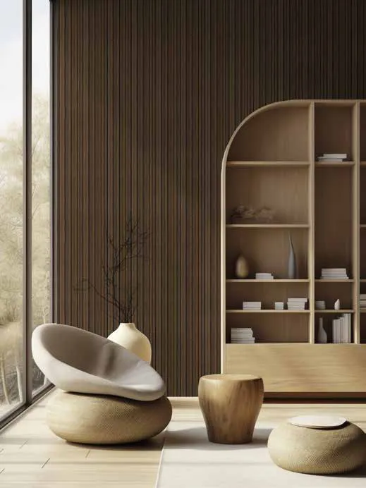 Woodrafter WRF-4505 Fluted Wall Panel by Eurolam