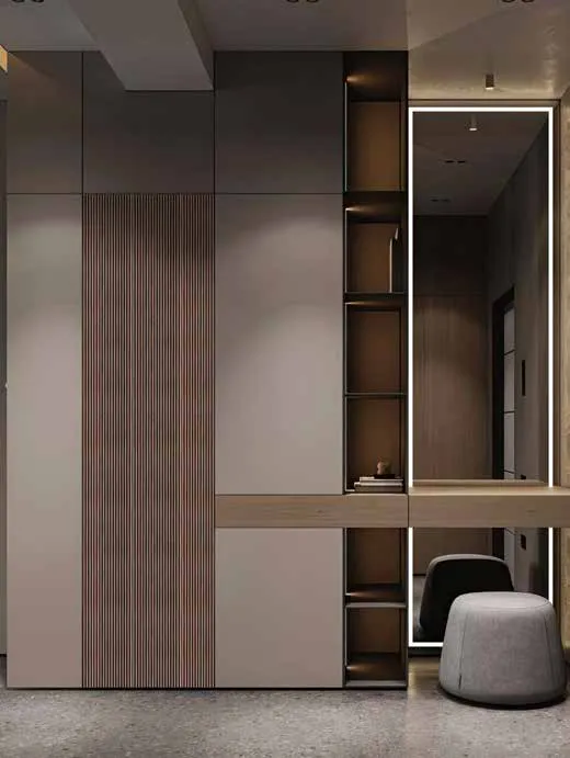 Woodrafter WRF-4705 Fluted Wall Panel by Eurolam