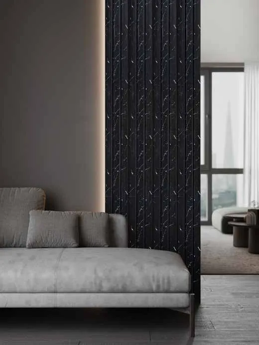 Woodrafter WRF-508 Marble Fluted Wall Panel by Eurolam