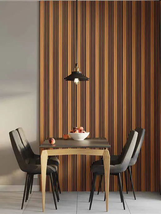 Woodrafter WRF-519 Light Wood Fluted Wall Panel by Eurolam