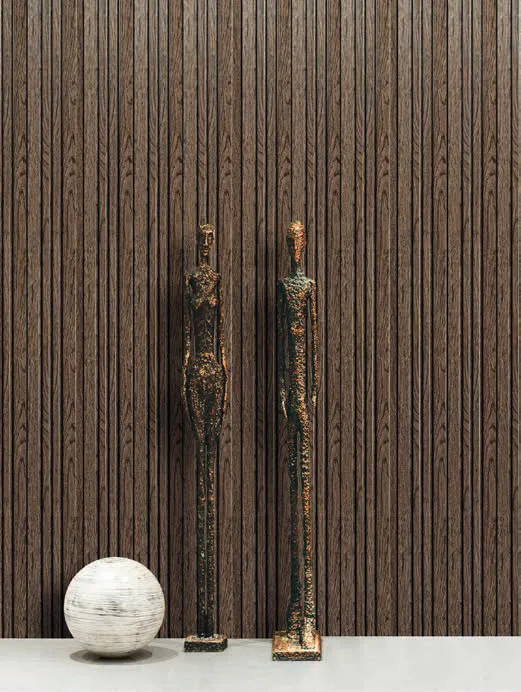 Woodrafter WRF-521 Light Wood Fluted Wall Panel by Eurolam