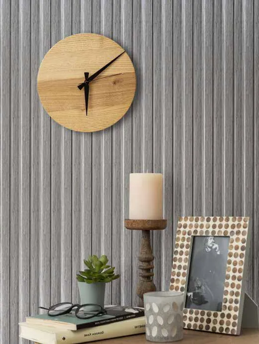 Woodrafter WRF-535 Light Wood Fluted Wall Panel by Eurolam