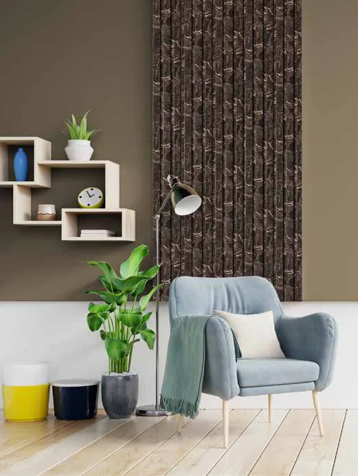 Woodrafter WRF-560 Marble Fluted Wall Panel by Eurolam