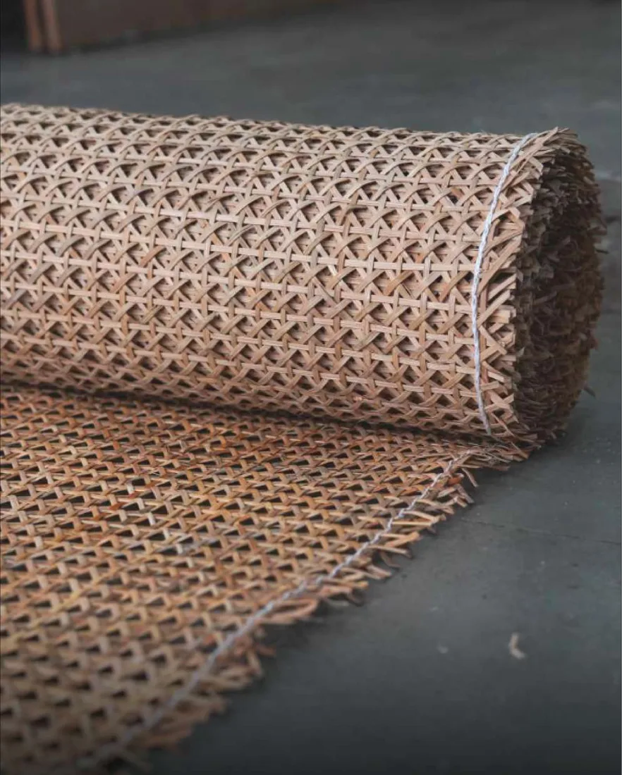 Diamond Natural Brown Rattan Cane Webbing by Mystic Rattanex