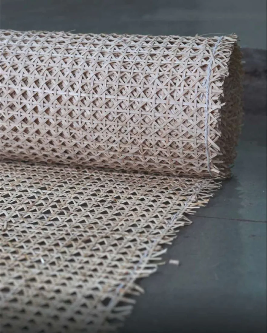 Diamond Natural Dark Rattan Cane Webbing by Mystic Rattanex