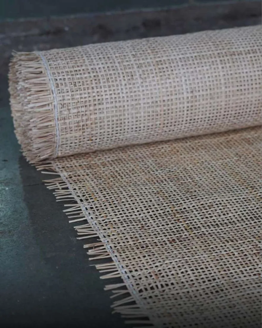 Square Natural Dark Rattan Cane Webbing by Mystic Rattanex