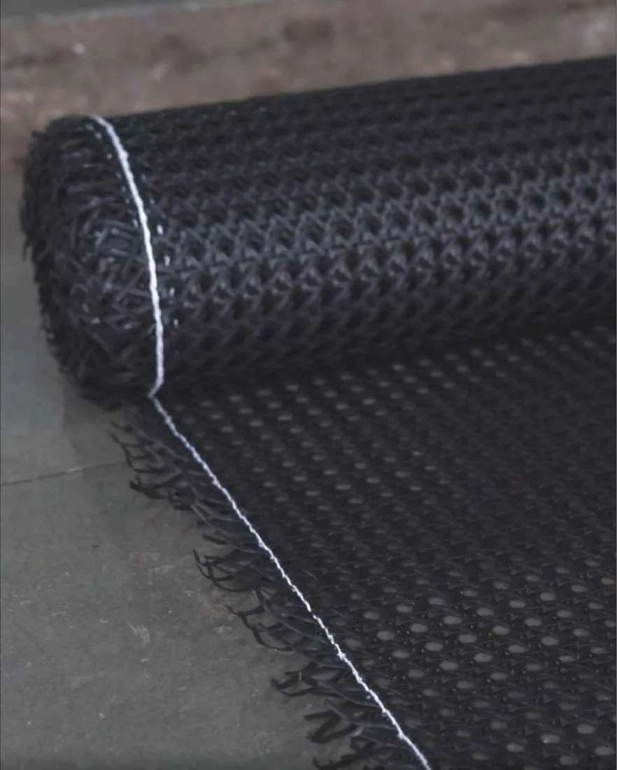 Star Black PVC Cane Webbing by Mystic Rattanex