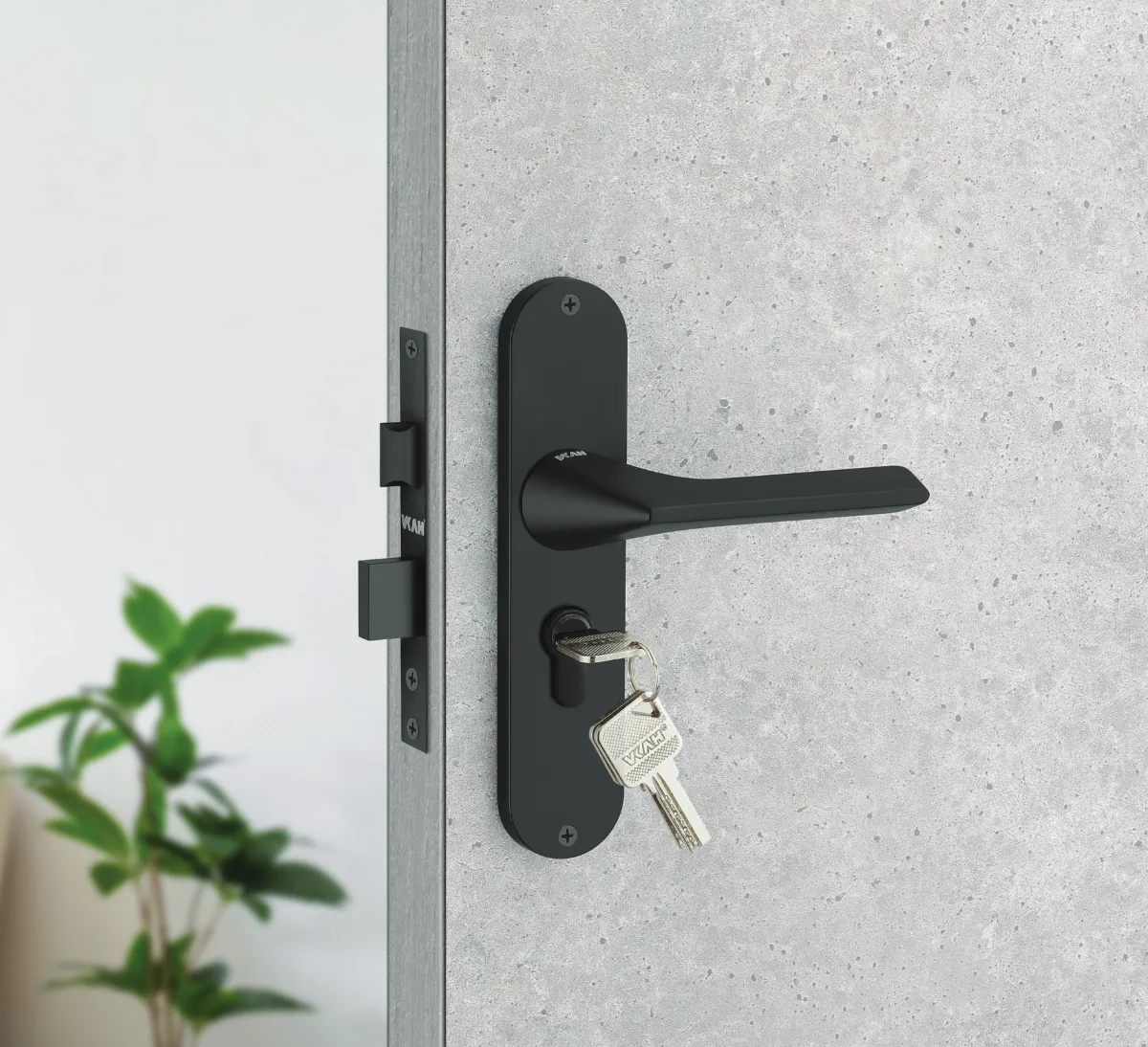 VKAH VMP 6007 Mortise Handle on Plate