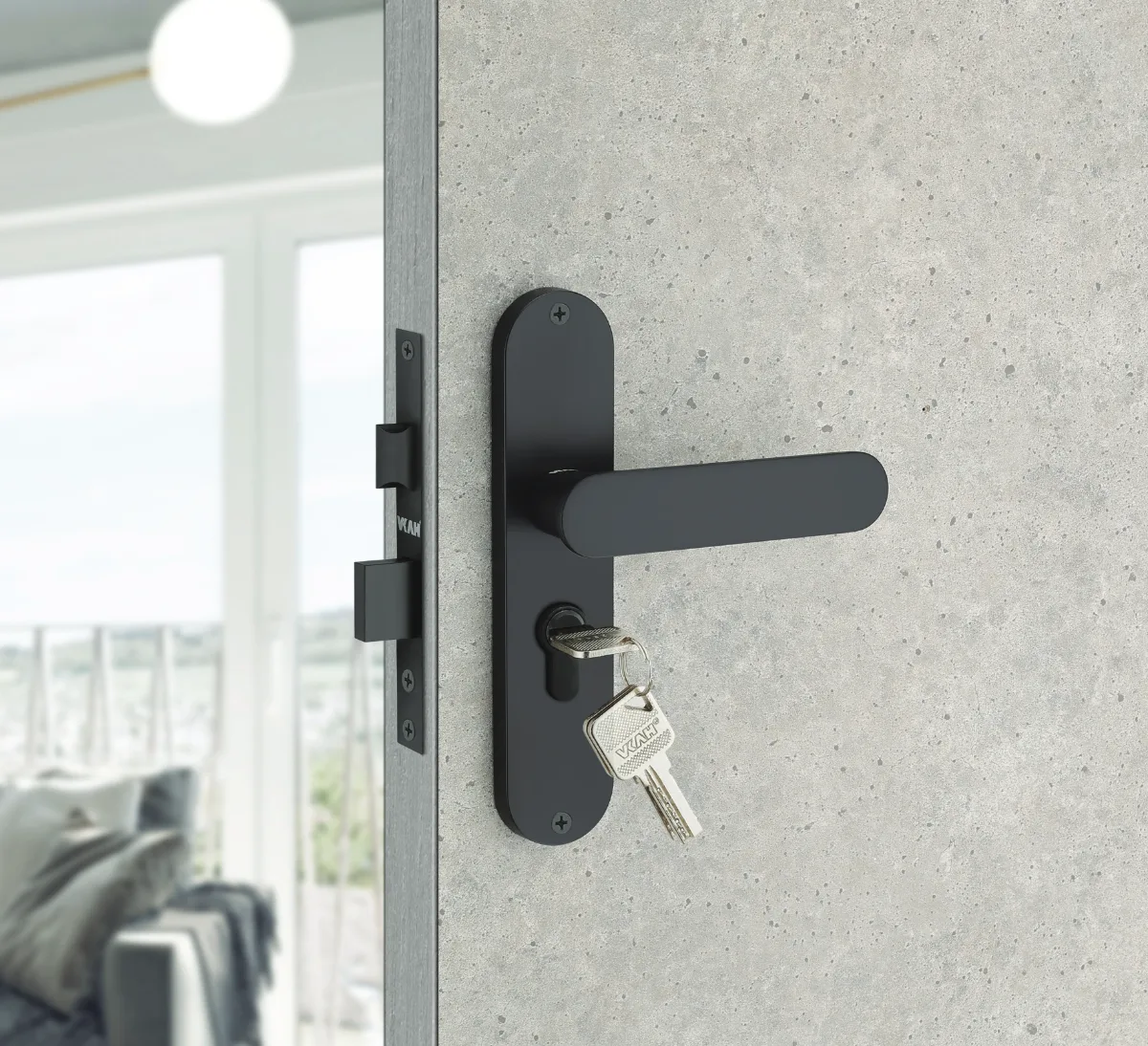 VKAH VMP 6015 Mortise Handle on Plate