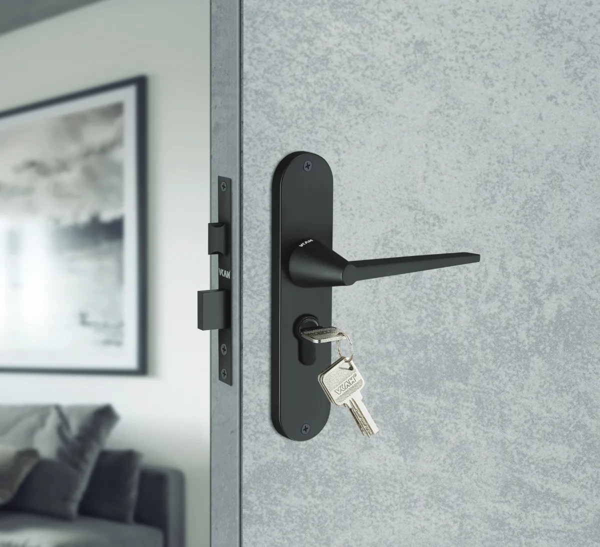 VKAH VMP 6016 Mortise Handle on Plate