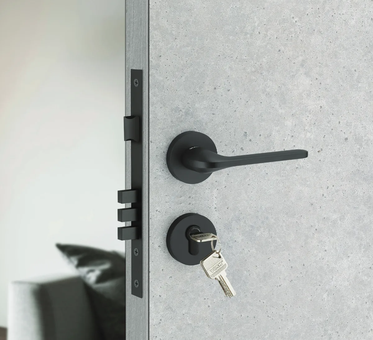 VKAH VMR 5510 Zinc Mortise Door Handle