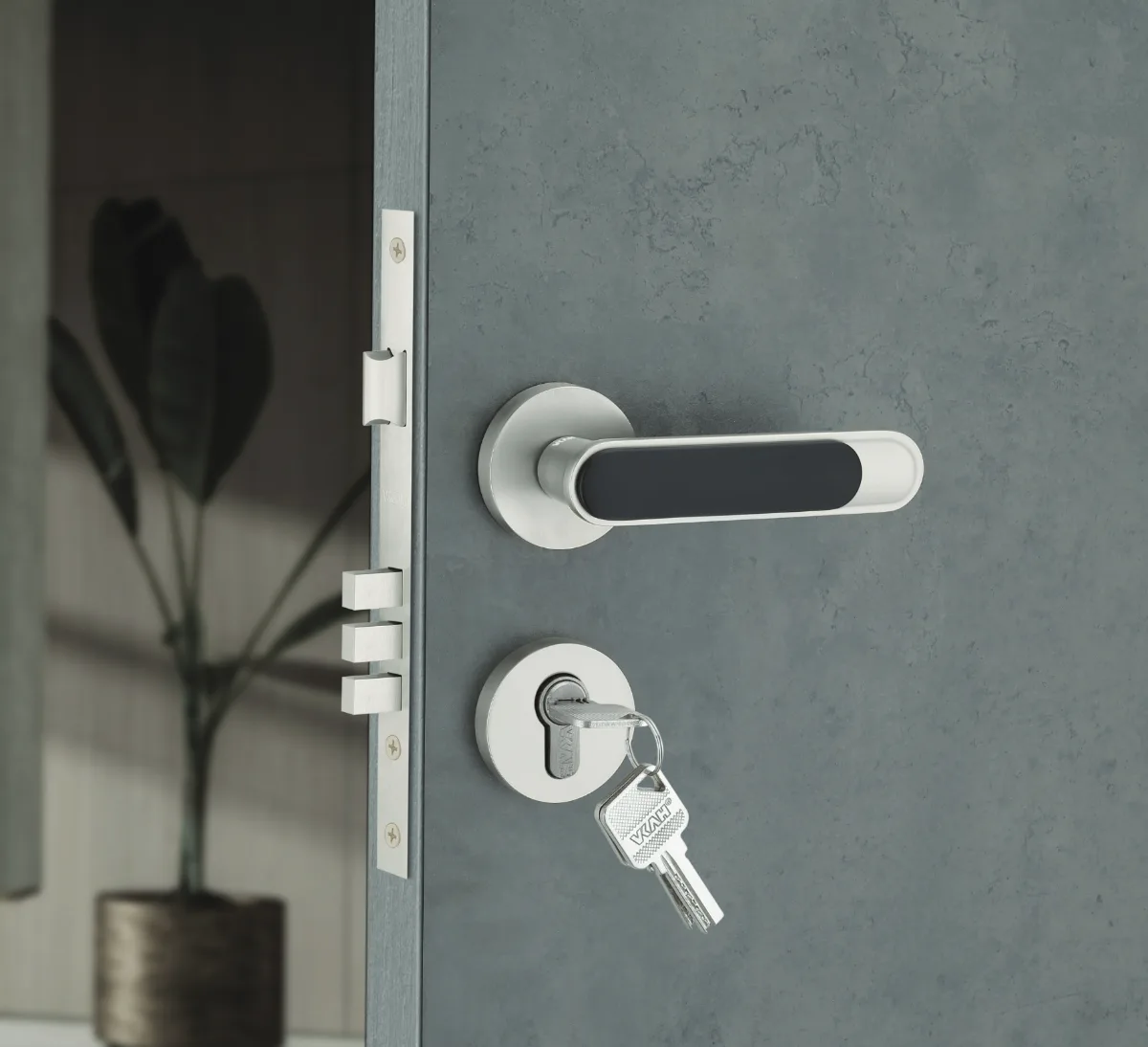 VKAH VMR 5514 Zinc Mortise Door Handle