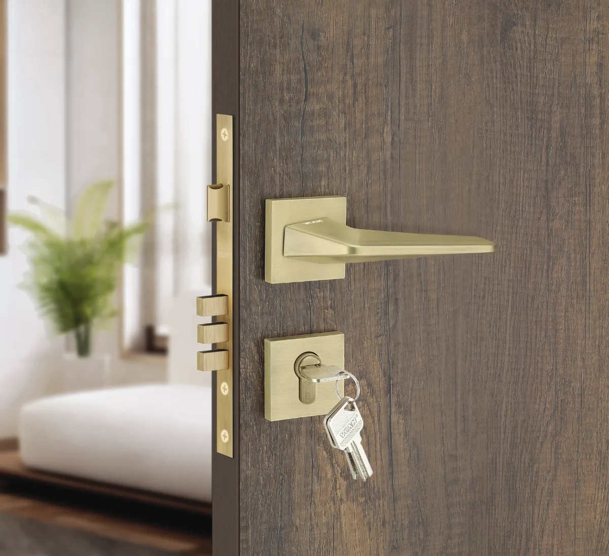 VKAH VMR 5515 Zinc Mortise Door Handle