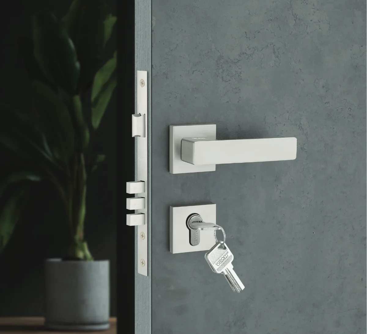 VKAH VMR 5701 Zinc Mortise Door Handle