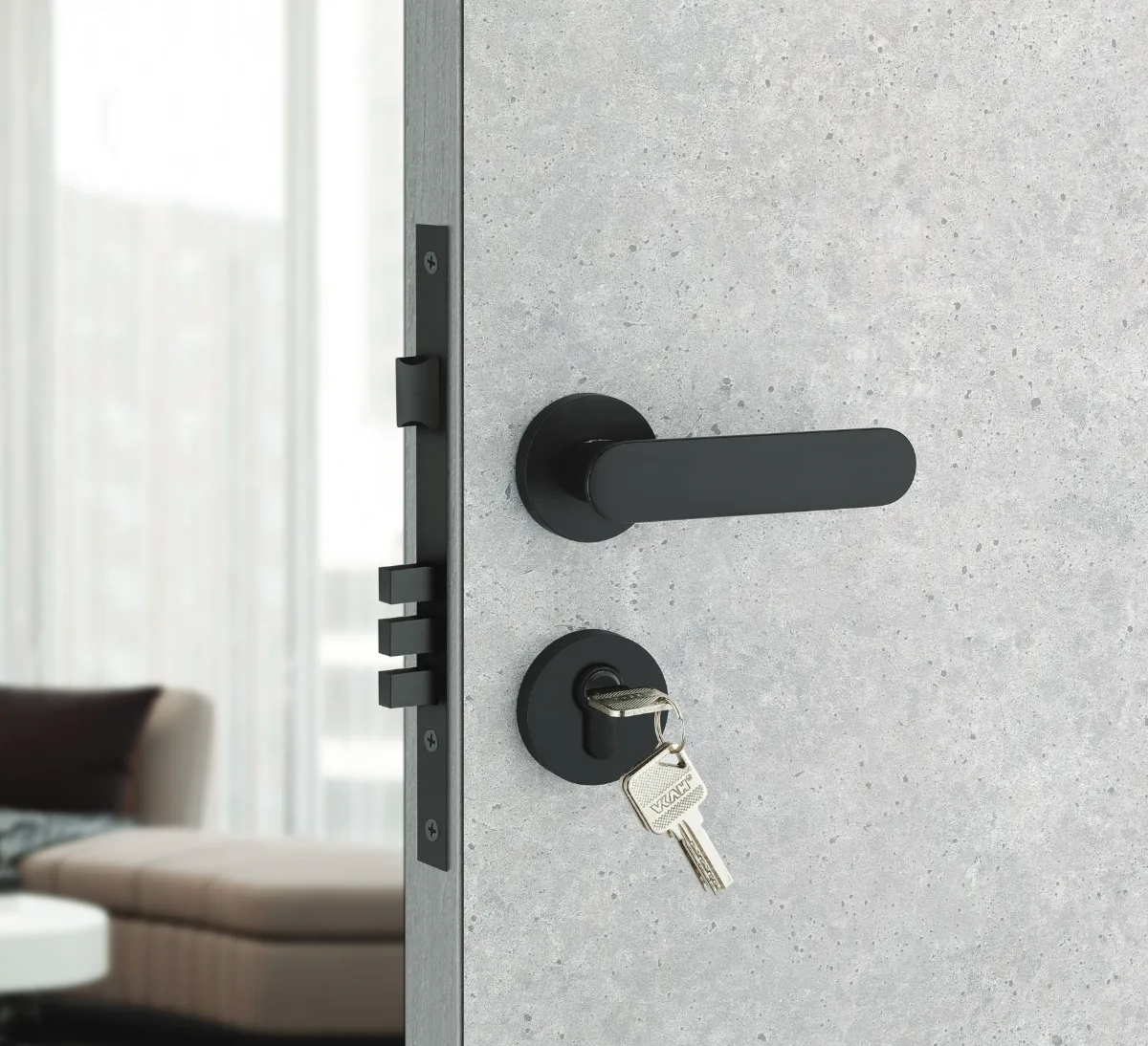 VKAH VMR 5702 Zinc Mortise Door Handle