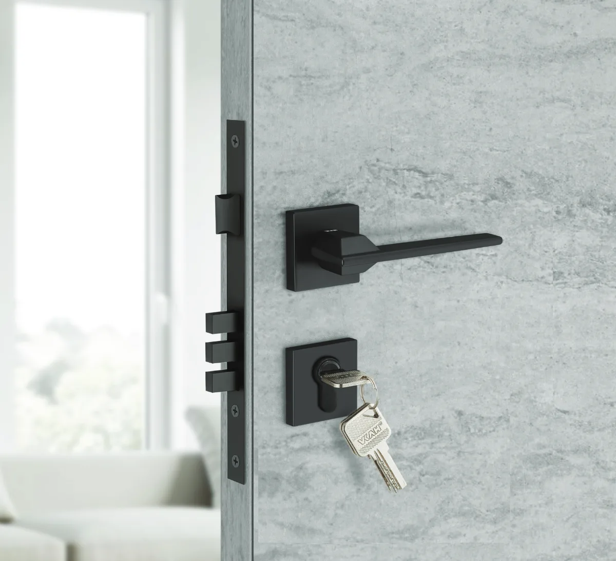 VKAH VMR 5704 Zinc Mortise Door Handle